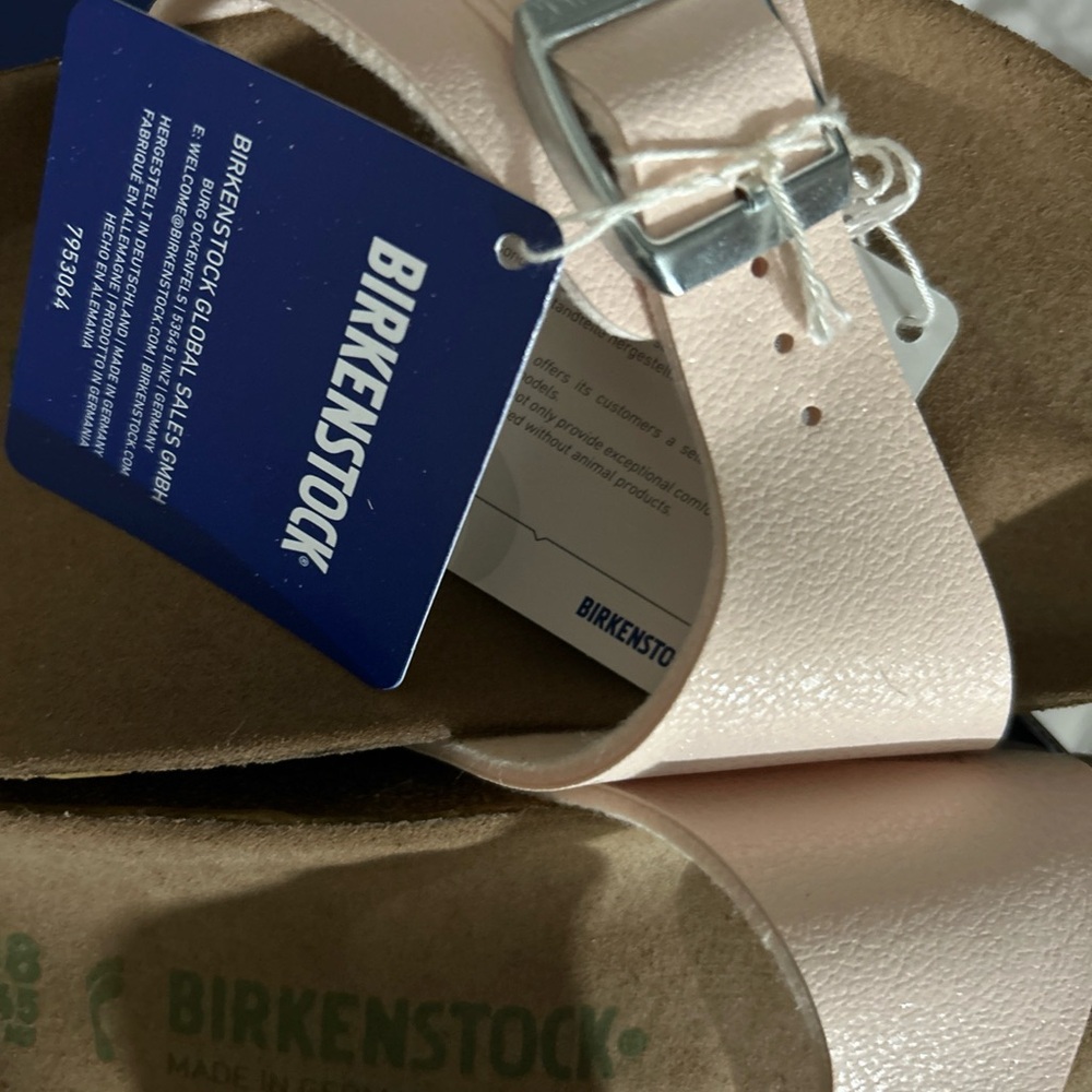 Birkenstock MADRID Sandals in Soft Rose (LIGHT PINK) US Size 7-7.5 BRAND NEW BOX - Picture 6 of 16